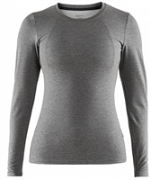 фото - Блуза CRAFT ESSENTIAL WARM RN LS W DK GREY MELANGE розм. XS