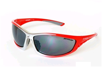 Фото - очки  DUNLOP 332.512 red, фирменый жесткий чехол на молнии, тряпочка