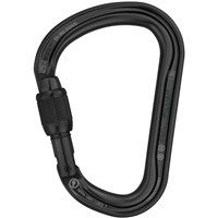 Фото - Карабин PETZL William screw lock black