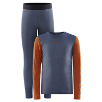 фото - Набір термобілизни CRAFT Core Warm Baselayer Set Junior FLOW-CHESTNUT розм. 146/152